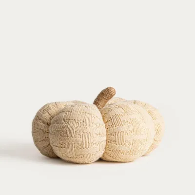 Zdjęcie produktu dla HOMLA Dynia KIRRA beżowa materiałowa 32x21 cm