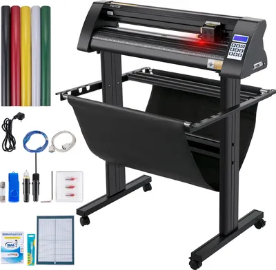 Produktbild von VEVOR 870 mm Vinyl Schneideplotter Folienplotter Halbautomatisch mit Signmaster
