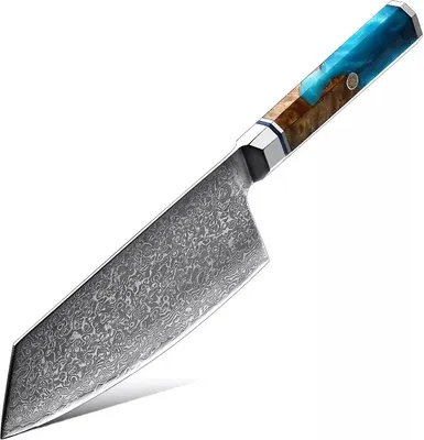 Image de Couteau de cuisine damassé AO-20190 - Hachoir de qualité KP20190