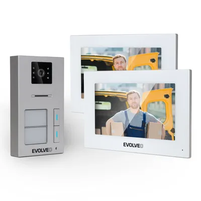 Immagine prodotto di EVOLVEO DoorPhone AP2-2 videocitofono via cavo per due appartamenti con app