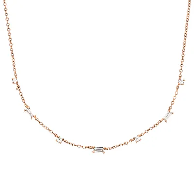 Produktbild von S.Oliver Silber Kette mit Zirkonia rosé 2034269