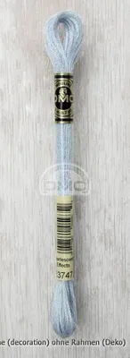 Zdjęcie produktu dla Nici do haftu DMC Mouline Light Effects, kolor 317W -3747, 6 nici, 8 metrów