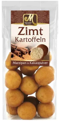 Zdjęcie produktu dla Odenwald marcepan cynamonowy ziemniaki z cynamonem kakao w proszku 150g
