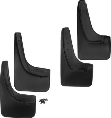 Image de Bavettes garde-boue pour Kia Sportage 2010-2015 plastique noir 4pcs