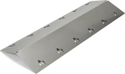 Immagine prodotto di Coperchio del bruciatore in acciaio inox - 435x160 mm - extra forte 1,5 mm - adatto a molti barbecue