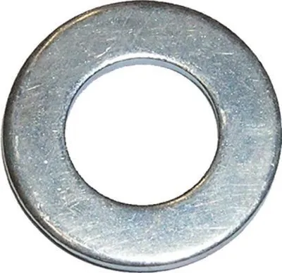 Produktbild von Dresselhaus 4001796011504, Unterlegscheibe, Galvanisiertes Stahl, Zink, Rund, 2,5 mm, 1,3 cm