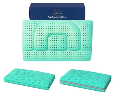 Nackenkissen Aloe Vera Memory Foam 12 cm Höhe