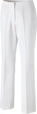 Produktbild von Damen-Hose, ohne Bundfalte, keine Taschen, slim, weiß, Größe 40 : 40 : weiß : 95% Baumwolle 5% Elasthan