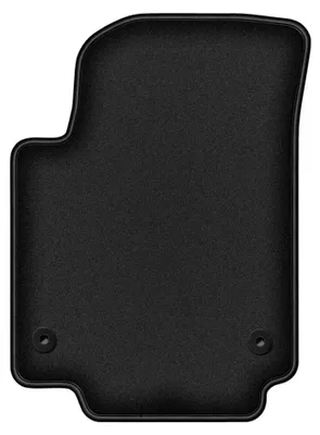 Image de Tapis conducteur en moquette pour Seat Mii 2011- (à hayon) – 1 pièce, noir, sur mesure – Wielganizator DURBAN
