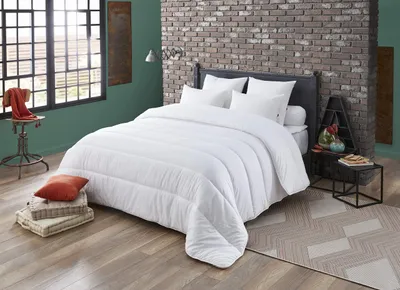 Produktbild von Bettdecke 260 x 240 cm, warm, Polyester, weiß, für Schlafzimmer