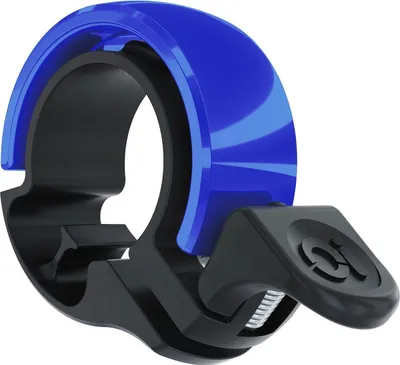 Produktbild von Dzwonek rowerowy Knog Oi Classic Small, 22,2 mm, czarny/niebieski