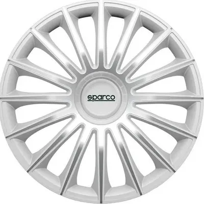 Produktbild von 4x 14" Zoll Radkappen Silber Radzierblenden Radblenden SPC1493SV SPARCO