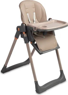 Produktbild von CARETERO Baby Hochstuhl Vars, Kinderstuhl ab 6 Monaten, Kinderhochstuhl - Beige