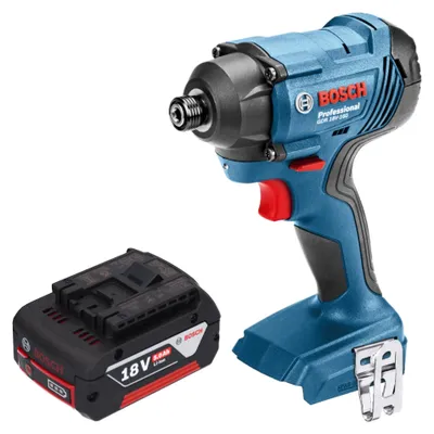 Zdjęcie produktu dla Bosch GDR 18V-160 Profesjonalny akumulatorowy klucz udarowy 18 V 160 Nm 1/4" + 1x akumulator 5,0 Ah - bez ładowarki