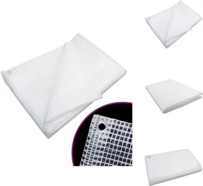 Obrázok produktu pre plachta vidaXL Leno 140 g/m² 4x4 m biela - Plachty