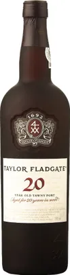 A bottle of Taylor's Port Tawny 20 Year Old.