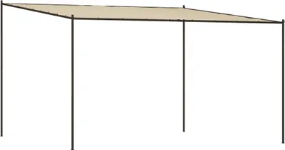 Produktbild von Pavillon Beige 4x4 m 180 g/m² Stoff und Stahl