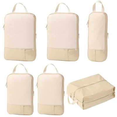 Produktbild von Set mit 6 Packwürfeln für Gepäck, Reiseorganisator