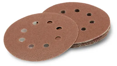Produktbild von 10x Schleifscheibe 8-Loch K80 125 mm