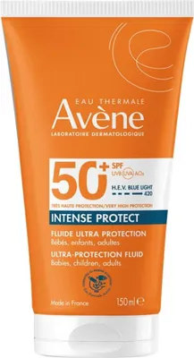 Produktbild von Avene Intense Protect 50+, Sonnenschutzmittel, Gesicht, Tube, Schutz, Empflindliche Haut, 150 ml