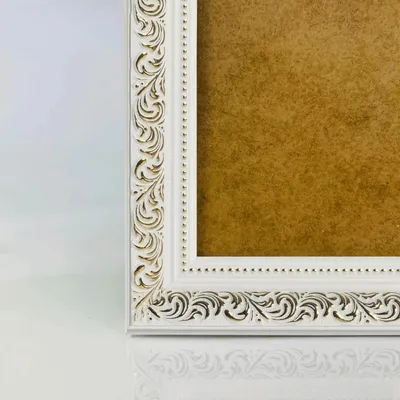 Produktbild von Bilderrahmen "Rubens" - Farbe: Weiß Silber - Größe: 13 x 18 cm