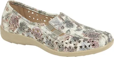 Produktbild von Boulevard Damen Sommerschuhe / Halbschuhe DF376 (42 EU / 8UK) (Multi Floral)