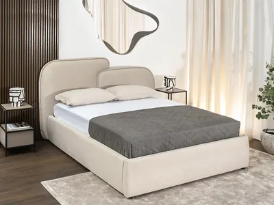 Obrázok produktu pre Dizajnová posteľ 160x200 KANANI - béžová