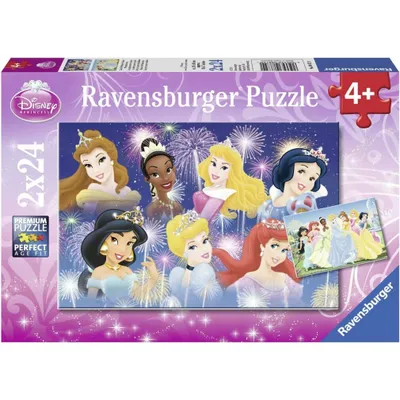 Produktbild von RAVENSBURGER Schöne Prinzessinnen Puzzle 2x24 Teile