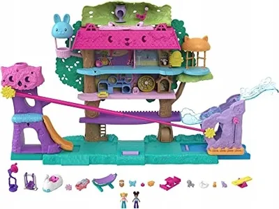Zdjęcie produktu dla Polly Pocket DOMEK NA DRZEWIE DOM I 2 LALECZKI