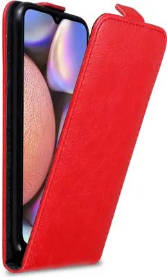 Obrázek produktu pro Cadorabo pouzdro pro Samsung Galaxy A10s / M01s Protective Cover in Red Flip Case Obal na mobilní telefon