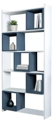 Produktbild von Policoro - Bücherregal, 80x22x170h cm Weiß, 4 Böden