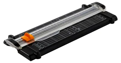 Produktbild von Papierschneidemaschine SureCut, A5-Hochformat, A4-Querformat, mit Schnittlinienführung, aus recycelten Materialien