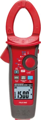 Immagine prodotto di Multimetro digitale con pinza amperometrica CM 10-1 Benning | 4014651446885