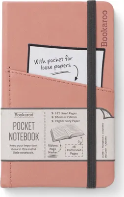 Image de Bookaroo Journal Notatnik Pocket A6 - Pudrowy