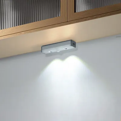 Obrázok produktu pre 10CM bezdrôtové LED svetlo skrinky s detektorom pohybu, USB dobíjateľné stmievateľné svetlo pod skrinku, kuchynská skrinka schodisko kuchynské svetlo Led svetlo skrinky, studená biela
