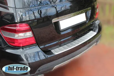 Produktbild von Ladekantenschutz Edelstahl matt für MERCEDES M-KLASSE W164 |2005-2011 +Abkantung