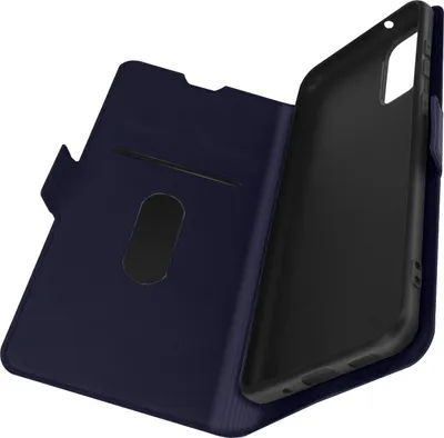 Obrázek produktu pro Avizar, pouzdro s přihrádkou, stojánkem a magnetickým zapínáním pro Samsung Galaxy S20, tmavě modrá