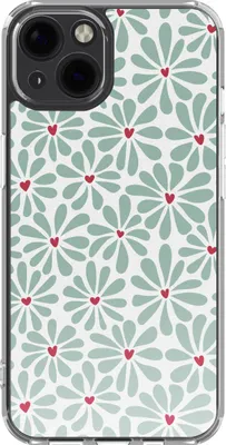 Obrázek produktu pro imoshion Designové pouzdro pro iPhone 13 – Bloom Love Sage Green