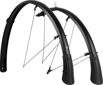 Produktbild von Famanu Fahrradschutzblech 28 Zoll - Schwarz, 45 mm Breite