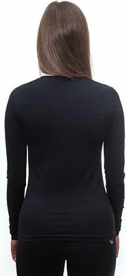 Produktbild von SENSOR MERINO ACTIVE ARROWS Damen-Langarmshirt, schwarz, Größe XL 180023