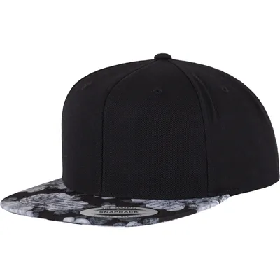 Immagine prodotto di Flexfit Printed Snapback Cap schwarz/grau Uni