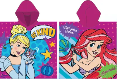 Produktbild von Disney Prinzessin Story Strandtuch-Poncho 55x110 cm (Schnelltrocknend)