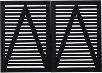 Produktbild von Tokyo Doppeltor - 200 x 140 cm - schwarz