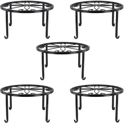 Produktbild von Set aus 5 Metall-Blumenständern für Innen- und Außenbereich
