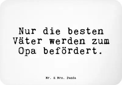 Produktbild von Mr. & Mrs. Panda magnet Nur die besten Väter... - Weiß - Geschenk, Notizhalter, Sprüche, Geburt, Opa, schöner Spruch, Kühlschrankmagnet, haftmagnet, whiteboardmagnet
