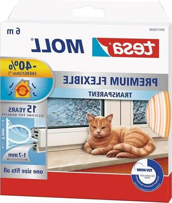 Image de Ruban isolant flexible, autocollant, transparent, 6 m de long