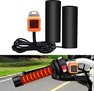 Image de CS- 937A1 Moto Scooter Smart Three Gear Temperature Control Electric Hand Grip Cover Heated Handle