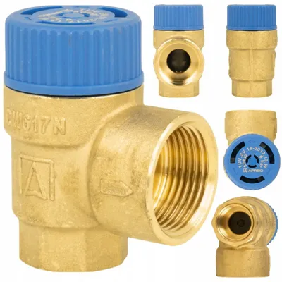 Produktbild von Afriso Sicherheitsventil Warmwasserspeicher 8 bar 1/2'' x 3/4''