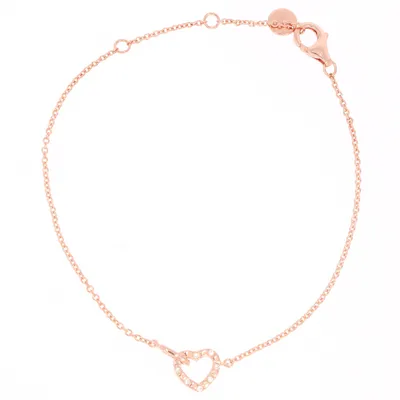 Produktbild von ESBR01321317 Armband Herz mit 8 Zirkonia rosèvergoldet ESBR01321317 Esprit
