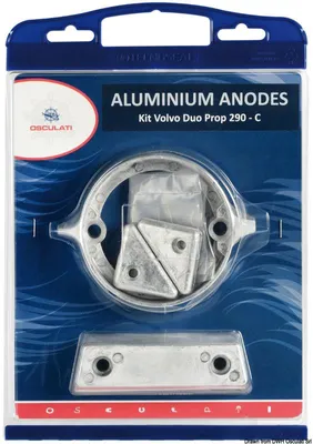 Image de Mercruiser Kits d'anode en aluminium pour Z-drive Bravo I (888758Q01) (CMBRAVO1KITA)